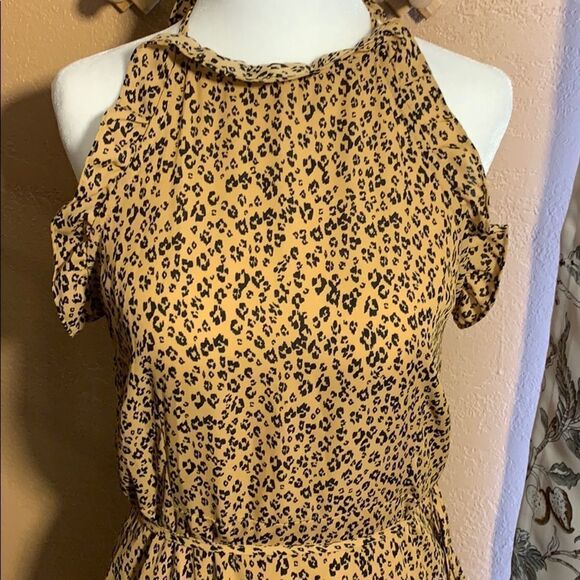 Who What Wear Cheetah Print Sleeveless Dress Size XS - Picture 4 of 7